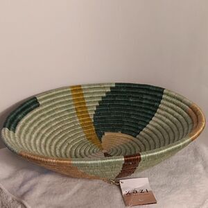 Kazi Multicolor Hand Woven Bowl